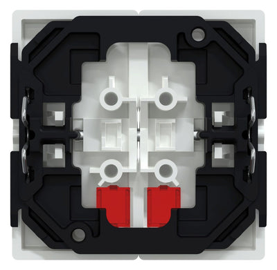 Mert MEG 3456-0325 Doppelwippe m.rotem Fenster aktivweiß glänzend System M