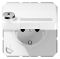 Jung CD 1520 NAKLSL WW SCHUKO-Steckdose 16A 250V Berührungs.- schutz Klappd.SF
