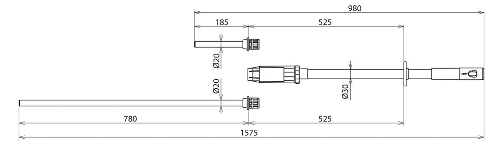 DEHN 767740 PHE3620SL Spannungsprüfer PHE III 6...20kV 50Hz Kat. S/L
