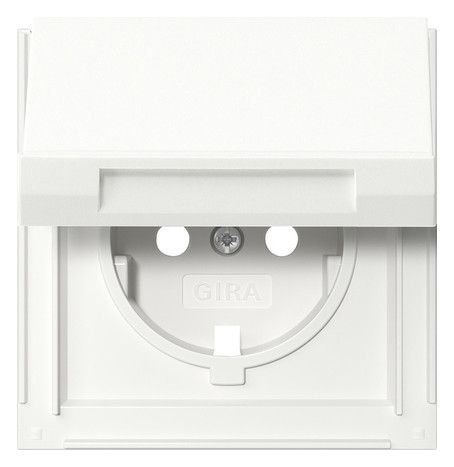 GIRA 492266 Abdeckung SCHUKO-Steckdose Klappdeckel TX_44 Reinweiß