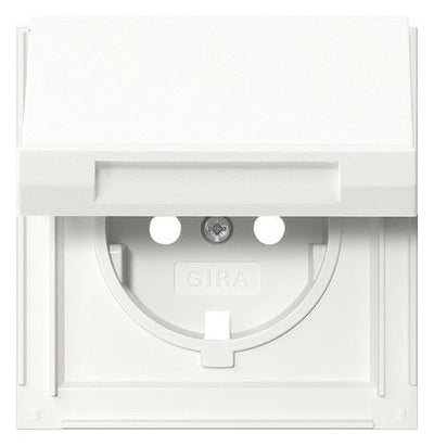 GIRA 492266 Abdeckung SCHUKO-Steckdose Klappdeckel TX_44 Reinweiß