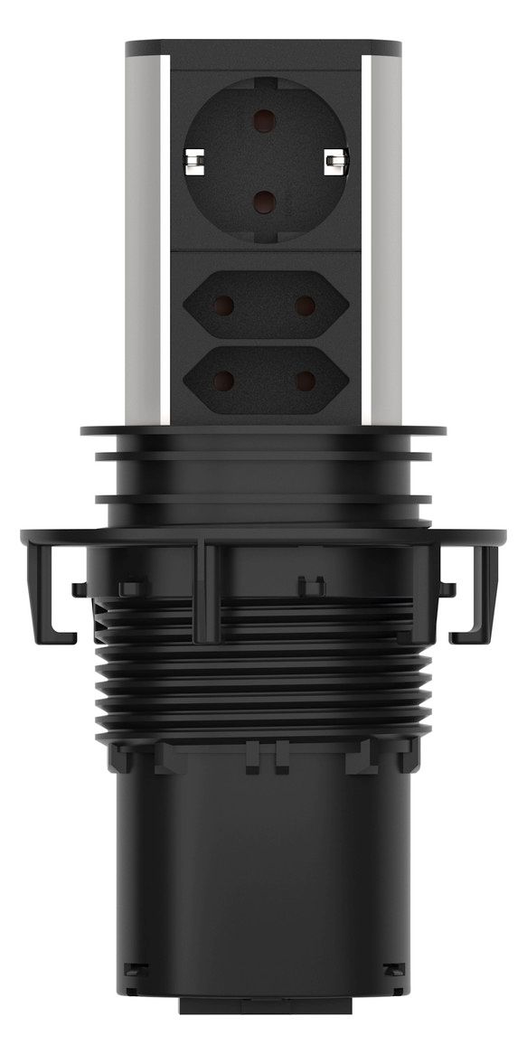 Bachmann 928.003 Elevator 1xSchuko 2xEuro Strom 2,0m m.AEH