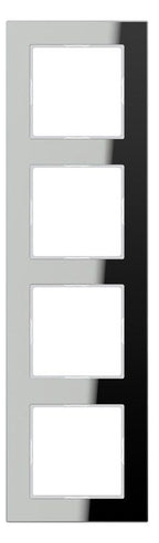 Jung AC584GLSI Glasrahmen 4fach Serie A creation silber