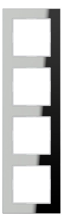 Jung AC584GLSI Glasrahmen 4fach Serie A creation silber