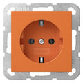 GIRA 4455109 SCHUKO-Steckdose System 55 Orange glänzend