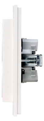 Kopp 940229080 ATHENIS 2f Schuko Steckdose m.Ber.schutz reinweiß