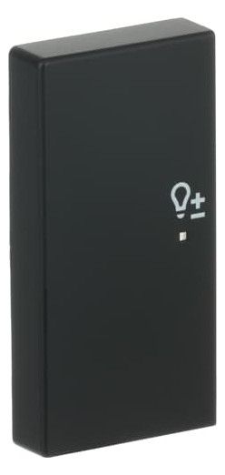 BJ 6234-21-885 Wippe/L 2f Dimmer schwarz matt Busch-free@home future linear