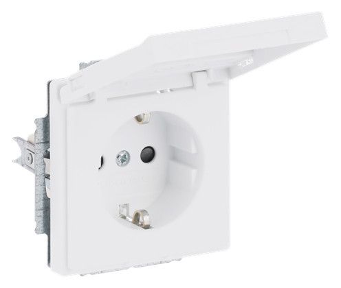 BJ 20 EUKNB-884 SCHUKO Steckdosen-Einsatz studioweiß matt