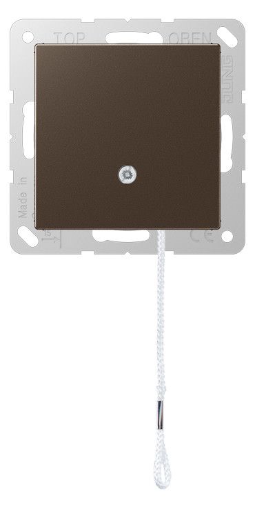 Jung A506BFNUZMO Zug-Wechselschalter bruchs. 10AX 250VAC Serie A mokka