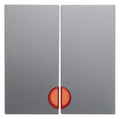 Berker 16271404 Wippe m.Linse rot B.7 alu matt