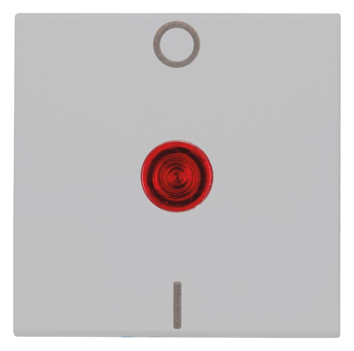 Kopp 491962007 HK07 Flächenwippe 2P m.Linse rot grau matt