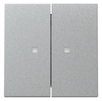 GIRA 363126 Wippe 2fach Kontrollfenster System 55 Farbe Alu