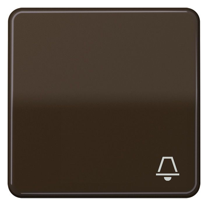 Jung CD590KBR Wippe Symbol Klingel braun