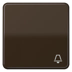 Jung CD590KBR Wippe Symbol Klingel braun