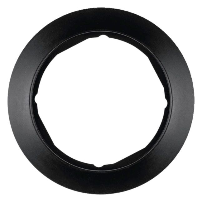 Berker MAN0100517 Rahmen 1f f.Zentralstück Ø 58mm Serie 1930 schwarz