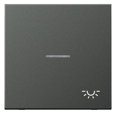 Jung AL2990KO5LAN Wippe Licht Lichtleiter LS Aluminium anthrazit