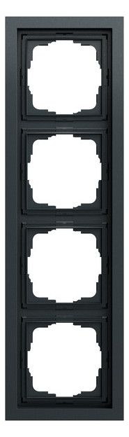 GIRA 021473 Abdeckrahmen 4f Gira F200 Anthrazit(lack.)