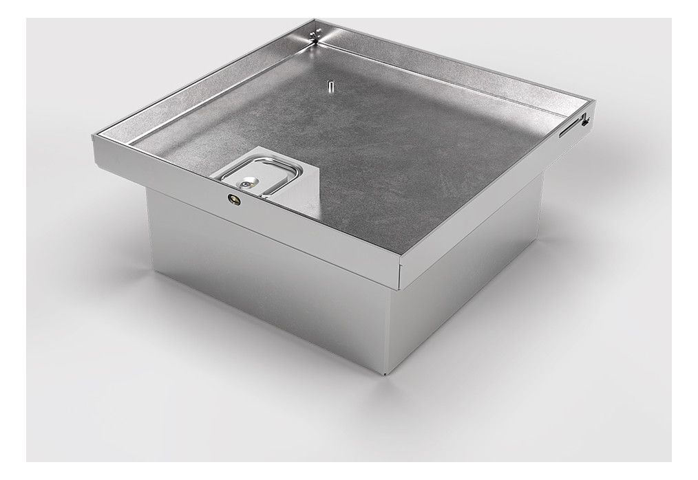 Bodensteckdose 2003B 3x Schuko, belegbar 2003B-1-0