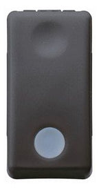 GEWISS GW21588 Wechselschalter System beleuchtbar 1P 1M 16AX Schwarz