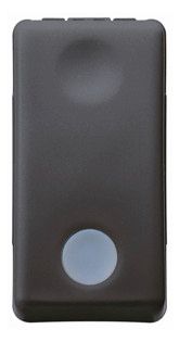 GEWISS GW21588 Wechselschalter System beleuchtbar 1P 1M 16AX Schwarz