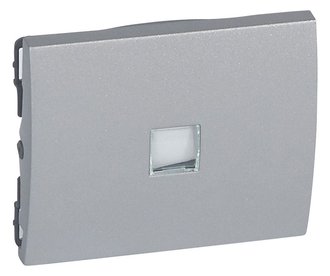 Legrand 771311 Wippe Fenster m.4Symbolen neutral,rot,Licht,Glocke soft Aluminium
