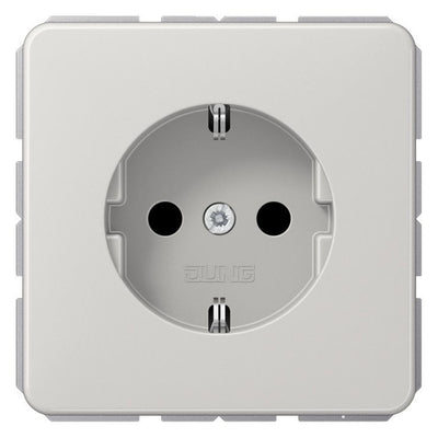 Jung CD1520BFLG SCHUKO Steckdose bruchsicher lichtgrau