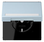 Jung LC1520BFNAKL208 SCHUKO-Steckd.KI m. Klappdeckel m.S