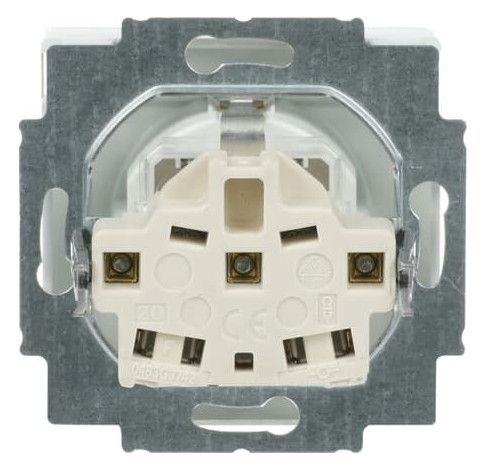 BJ 2300 EUCB-84 SCHUKO Steckdosen Einsatz studioweiß solo