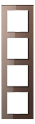 Jung AC584GLMO Glasrahmen 4fach Serie A creation mokka