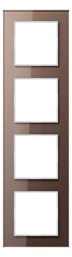 Jung AC584GLMO Glasrahmen 4fach Serie A creation mokka