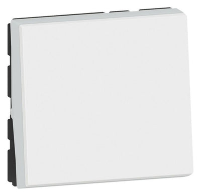 Legrand 078711L Wechselschalter 10A SL 2-modulig bel. antibakt Mosaic ultraweiß