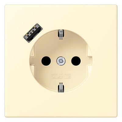 Jung LC1520-18A201 SCHUKO-Steckd.m.USB Typ A LC32001