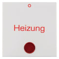 Berker 16218999 Wippe m.Linse u.rtem Aufdruck "Heizung" u."0" S.1 pws