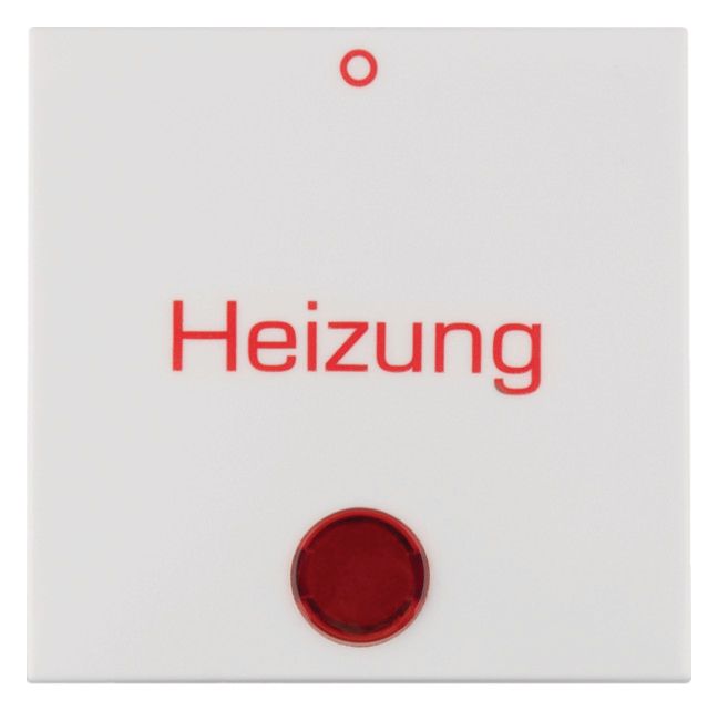 Berker 16218999 Wippe m.Linse u.rtem Aufdruck "Heizung" u."0" S.1 pws