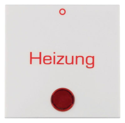 Berker 16218999 Wippe m.Linse u.rtem Aufdruck "Heizung" u."0" S.1 pws
