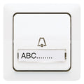 Jung 5561KNA Wippe Symbol Klingel Schriftfeld Zentralplatte f.Taster