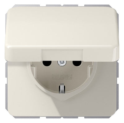 Jung CD1521BFKL SCHUKO Steckd.m.Klappd.