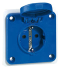 Legrand 057672 Einbau SCHUKO Steckdose P17 Tempra 16A blau deutscher Standard