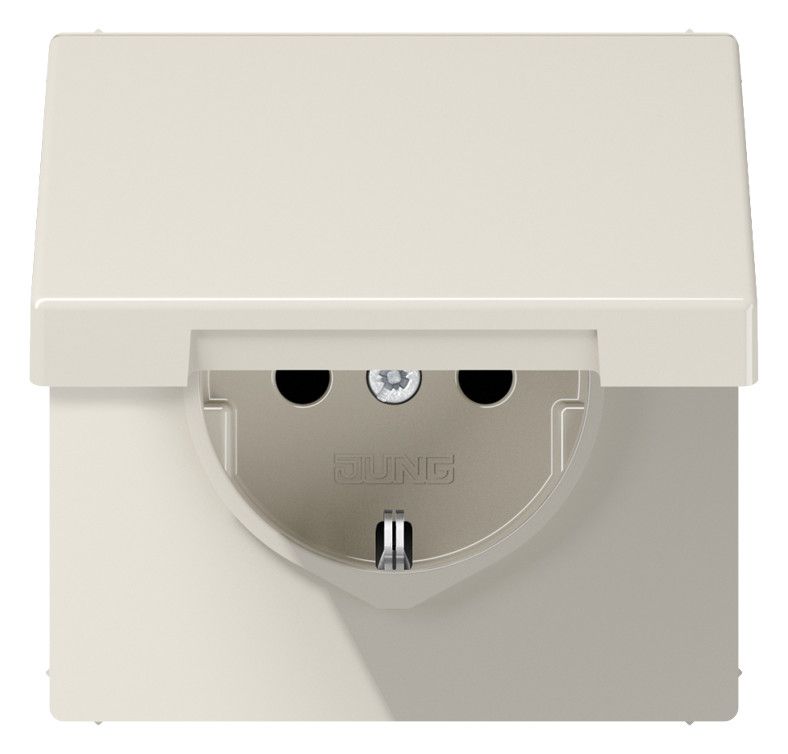 Jung LS1520NKL SCHUKO Steckd.m.Klappd.o. Kralle