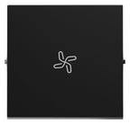 Legrand 765314 SEANO Wippe m.Symbol Lüfter in der Farbausführung sw lackiert