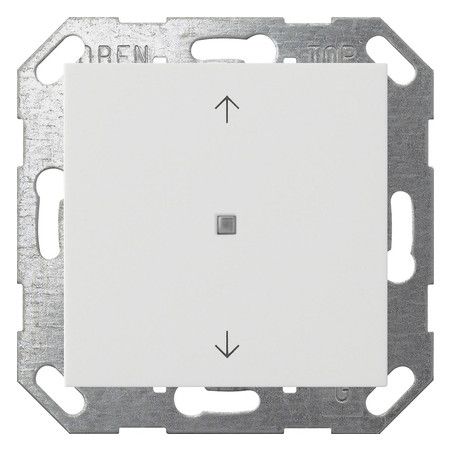 GIRA 517227 Taster Wippe 1fach Pfeile OneKNX System 55 Reinweiß seidenmatt