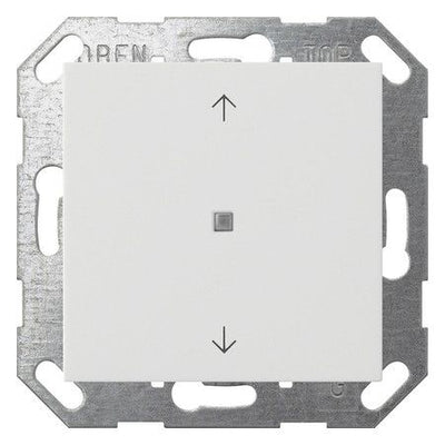 GIRA 517227 Taster Wippe 1fach Pfeile OneKNX System 55 Reinweiß seidenmatt