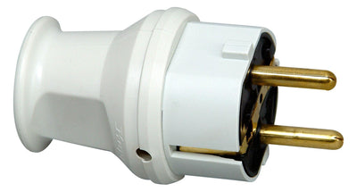 Kopp 179704006 Schuko Stecker Einsatz Polyamid/Kappe PVC bruchfest 2 Schukos.u