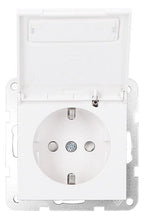 Panasonic WDTT03202WH Plus 55 Schuko Steckdose Klappdeckel beschr. reinweiß