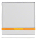 Berker 16966089 Wippe m.2beil.Linsen u.großem B-feld Q.x polarweiß samt