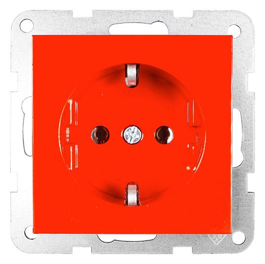 Panasonic WDTT03022RD Plus 55 Schuko Steckdose rot