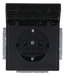 BJ 20 EUKNB-81 SCHUKO Steckdosen-Einsatz anthrazit future linear