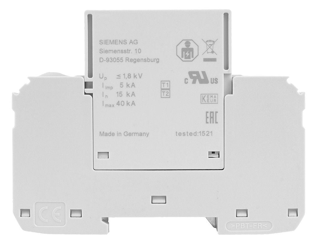 Siemens 5SD7483-6 Überspannungsableiter Typ 1+2 UC 1050VDC 40kA 80A 2+V