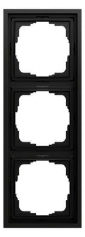 GIRA 021384 Abdeckrahmen 3f Gira F300 Schwarz m(lack.)