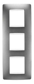 GEWISS GW16127VT Abdeckrahmen ONE International 2+2+2M vert. Titan